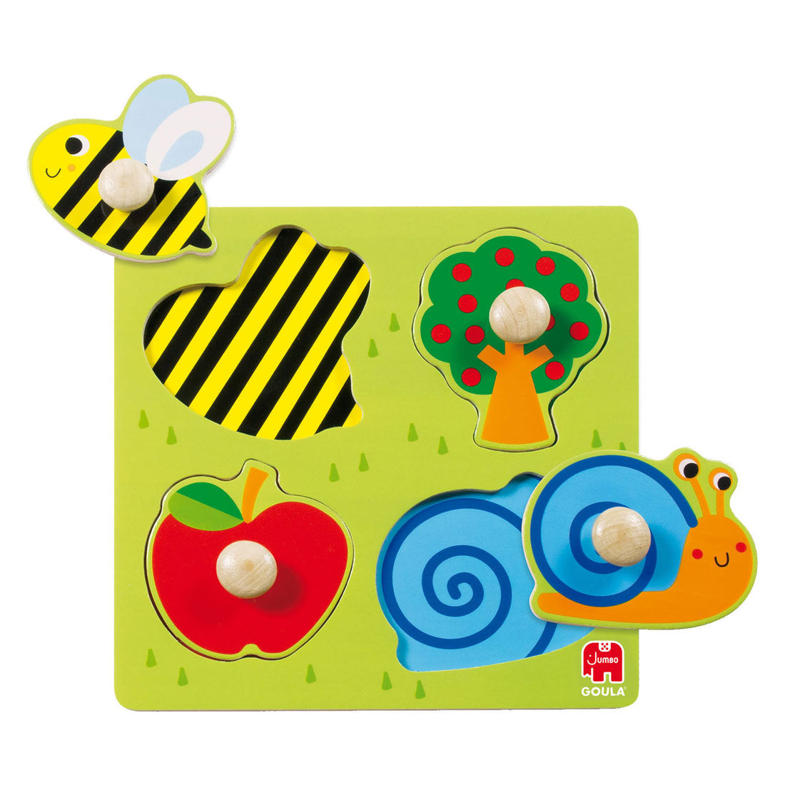 Jumbo goula noppenpuzzel boomgaard - 4st.