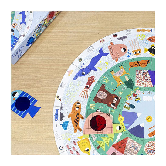 Jumbo goula puzzel xxl ontdek dieren - 25st.