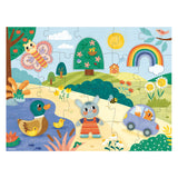Jumbo goula puzzel xxl magische kraspuzzel - 27st.
