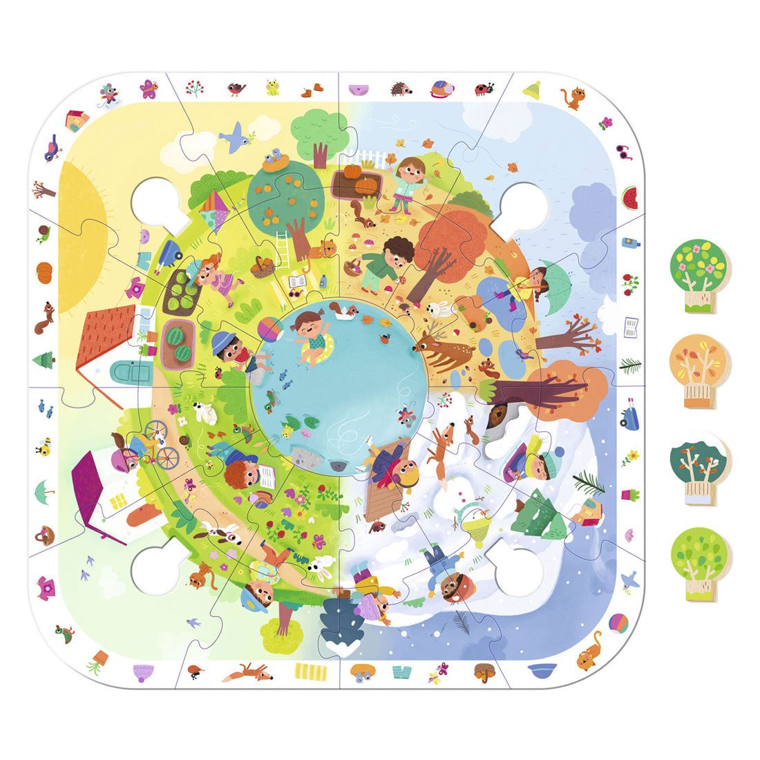 Goula jumbo puzzel xxl seizoenen - 29st.