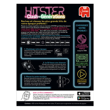 Jumbo hitster battle of the generations muziekspel