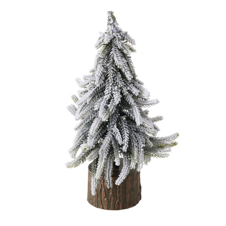 Boltze home kunstkerstboom tanne met led ø16xh28cm 4 assorti