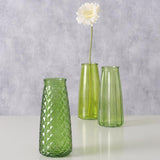 Boltze home vaas glas groen h22,5cm
