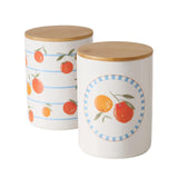 Boltze home voorraadpot sinaasappel