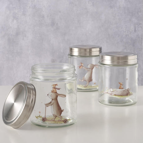 Boltze home voorraadpot bunny 625ml
