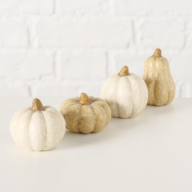 Boltze home pumpky pompoenset 4-delig ø5,5xh6,5cm