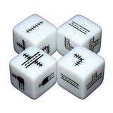 White goblin games railroad ink - diepblauwe versie dobbelspel