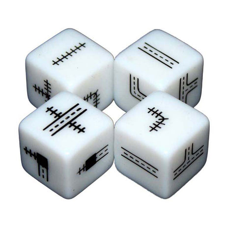 White goblin games - railroad ink (diepblauwe versie) - dobbelspel - 1 tot 6 spelers - roll write - puzzelspel - voor de hele familie
