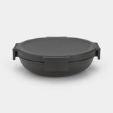Brabantia make take lunchkom 1l dark grey