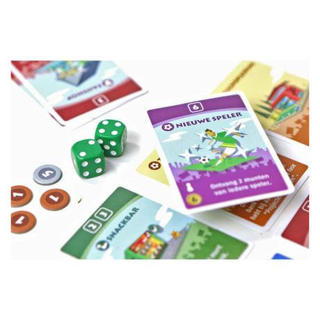 White goblin games - machi koro voetbal - familiespel - 2 tot 4 spelers - 30 minuten - vanaf 8 jaar