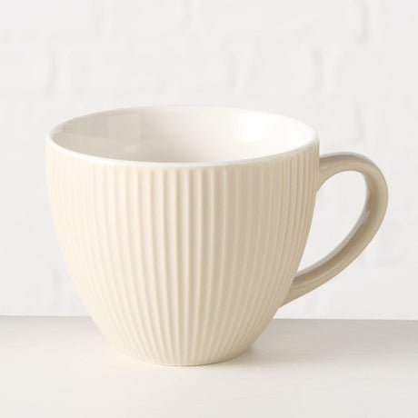 Boltze home mok beige 420ml ø10,7cm