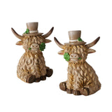 Boltze home schotse hooglander hove bu h9cm bruin kunsthars 2 assorti