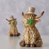Boltze home schotse hooglander hove bu h9cm bruin kunsthars 2 assorti