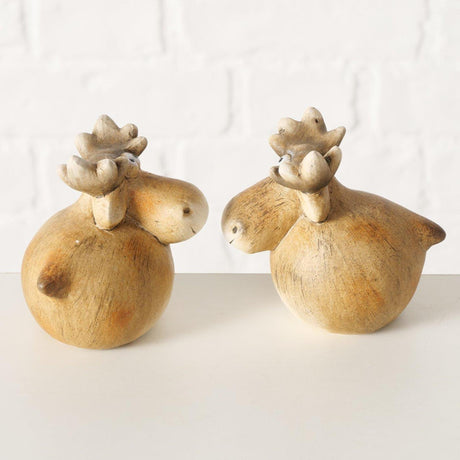 Boltze home figuur eland 8x8x8,5cm