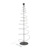 Boltze home kerstboom saturn metaal led zwart ø22xh81cm