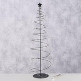 Boltze home kerstboom saturn metaal led zwart ø22xh81cm