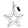 Boltze home decohanger led ster elvira zwart 29,5x30x6cm
