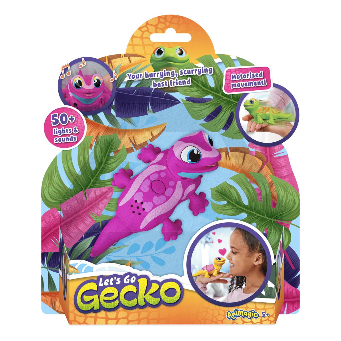 Goliath Games Animagic Robot Gekko Pink