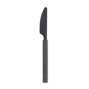 Duni kunststof mes granite herbruikbaar 19cm doosje a 6 stuks