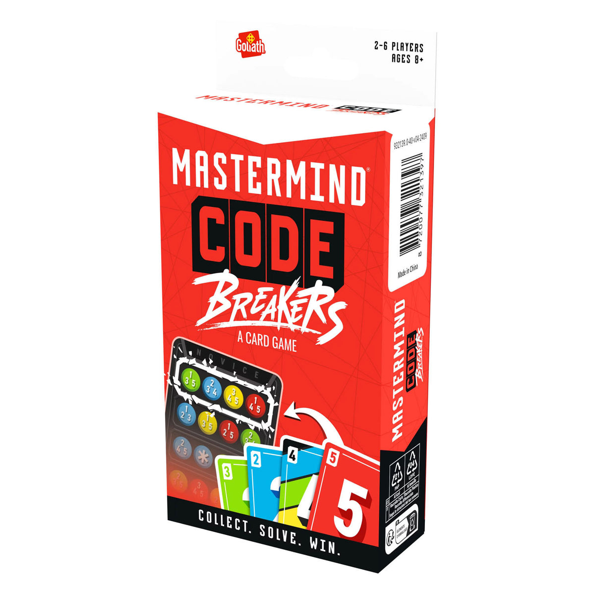 Goliath mastermind - code breakers - nederlandstalig kaartspel - 2-6 spelers