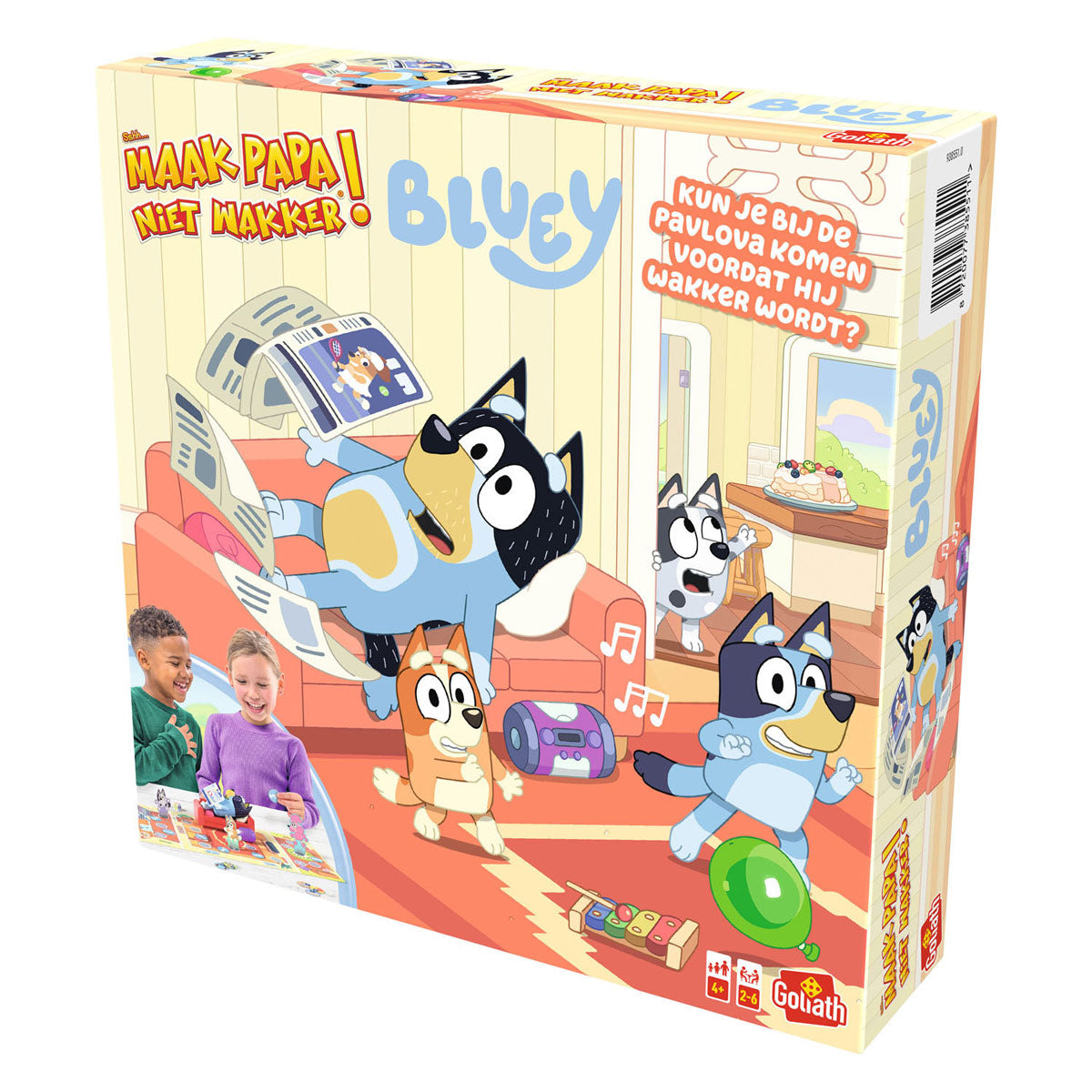 Goliath sshh maak papa niet wakker bordspel - bluey