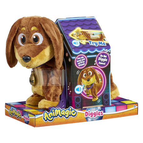 Goliath games animagic diggles hond interactieve knuffel