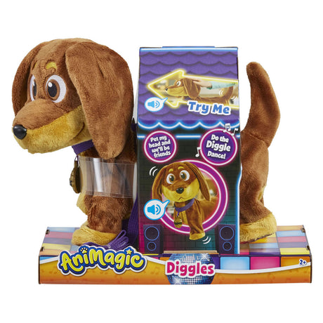 Goliath games animagic diggles hond interactieve knuffel