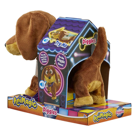 Goliath games animagic diggles hond interactieve knuffel