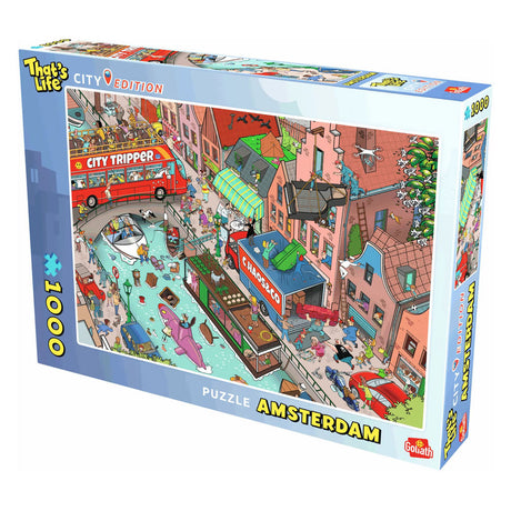 Goliath games goliath that's life city edition: amsterdam legpuzzel - 1000st.