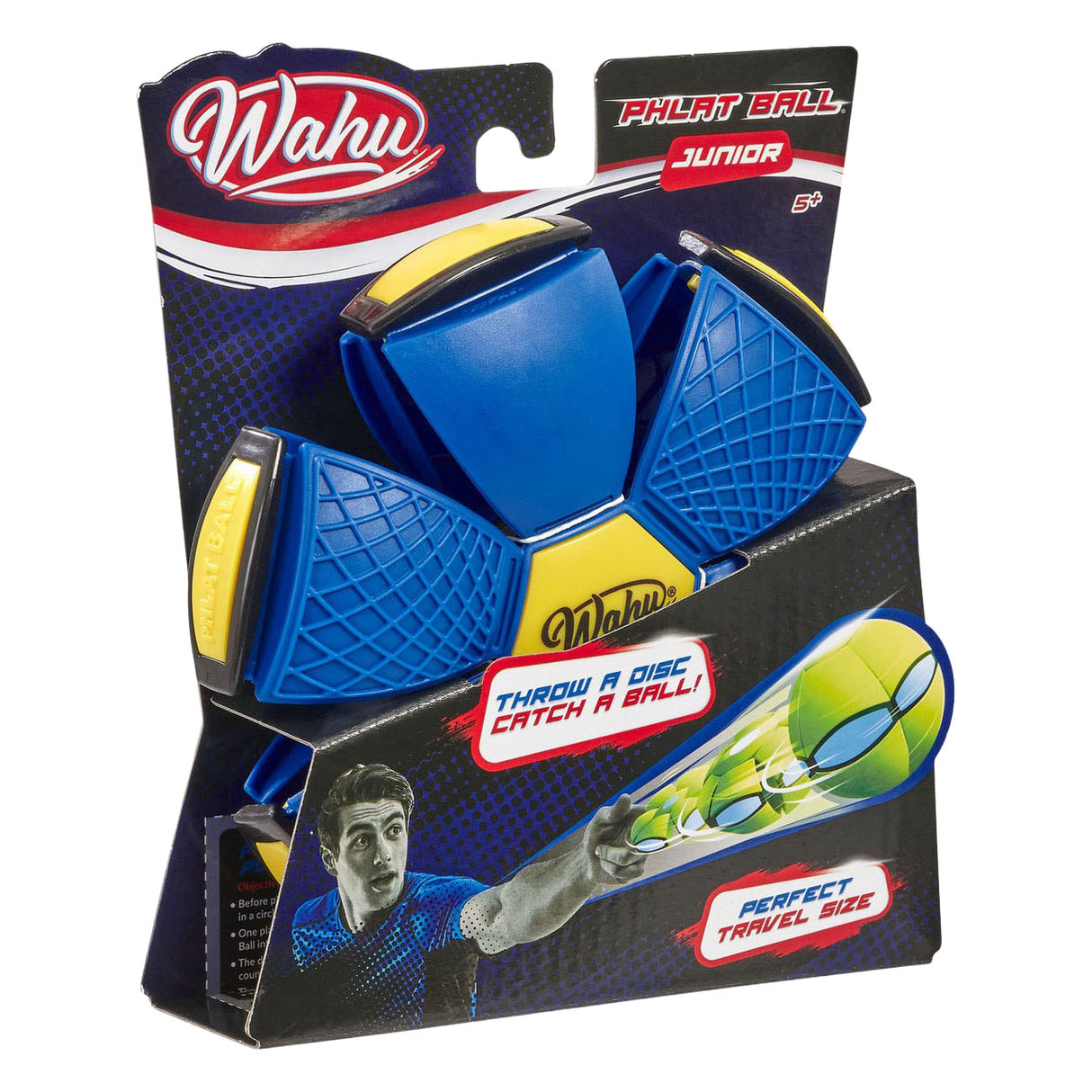 Goliath games wahu phlat ball classic - blauw