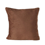 Boltze home kussen hygge polyester vierkant effen donkerbruin