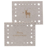 Boltze home placemat met tekst felta polyester beige 2 assorti