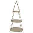 Boltze home etagã©re frederik h122cm b 60cm ijzer poedergecoat beige