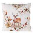 Boltze home kussen hert gerd polyester groen lichtbruin wit 45x45cm