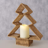Boltze home decoratieve boom luma met led h31cm ijzer natuur