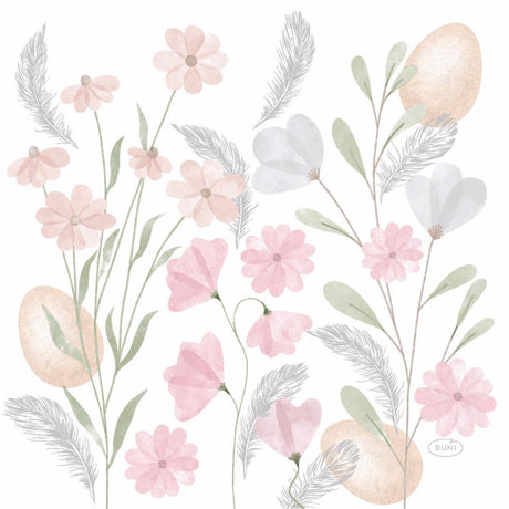 Duni servetten soft easter 3-laags tissue 33x33cm