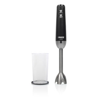 Princess staafmixer zwart rvs