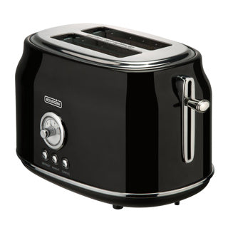 Bourgini broodrooster retro toaster black
