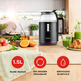 Bourgini waterkoker 1,5l