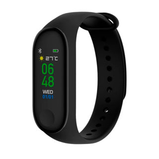 No brand blaupunkt horloge multisport bluetooth zwart 7 cm