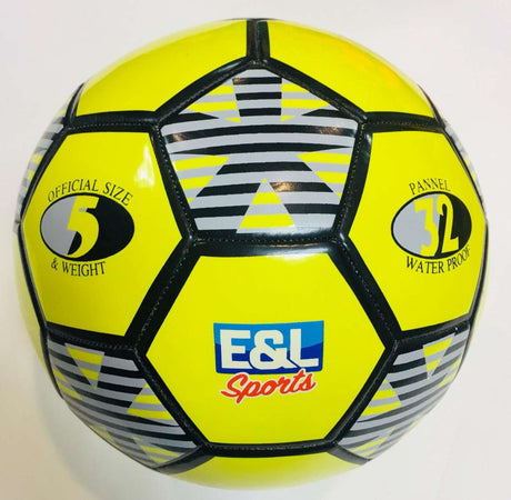E l sports voetbal champion - verschillende prints - 320 gram - maat 5