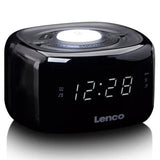 Lenco fm wekkerradio met nachtlamp