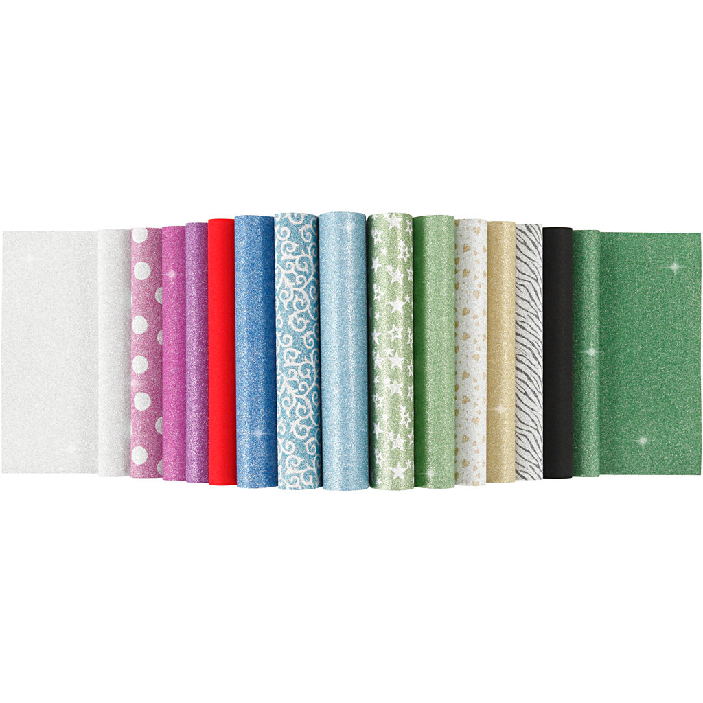 Creativ company https: www.cchobby.nl glitterpapier-blok-a4-vel-210x297-mm-150-gr-30-vel-1-stuk