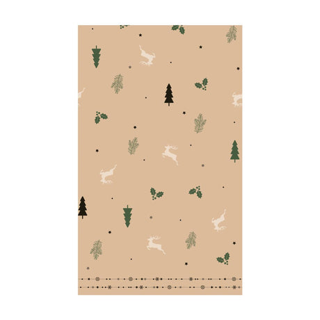 Duni tafellaken natural yuletid 138x220cm