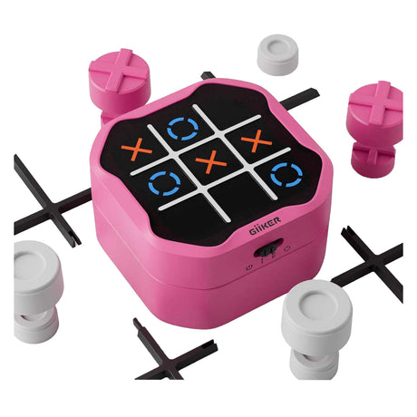 Giiker tic-tac-toe bolt spel - roze