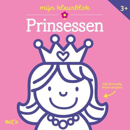 Standaard uitgeverij mijn kleurblok prinsessen 3+