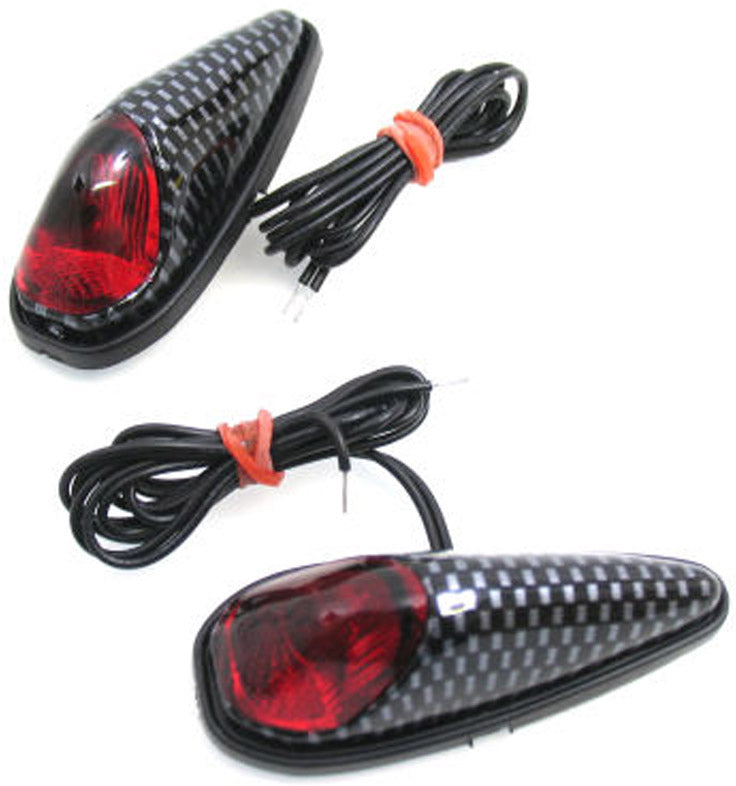 Kantenlampe -LED -Set Plak Lampe Red House Carbon