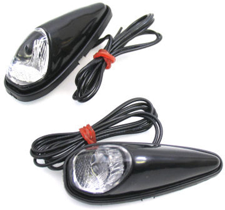 Kantenlampe -LED -Set plak Lampe Weißes Haus Schwarz