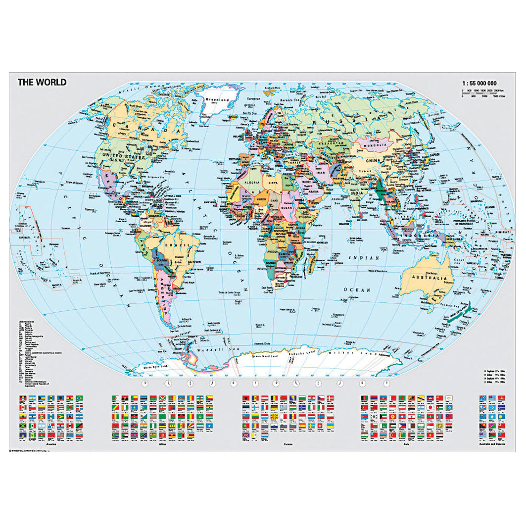 Ravensburger Polityczna mapa świata 1000st.