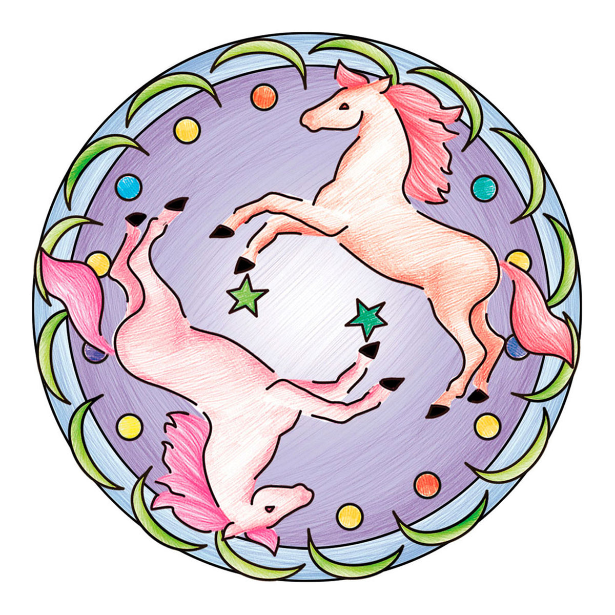 Ravensburger mini mandala-designer - paarden